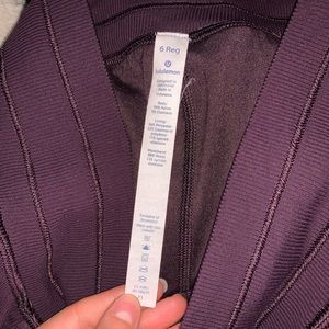 Lululemon dance studio lined pants